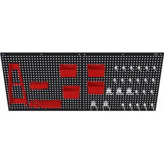 Метален перфориран панел за инструменти KraftDele KD11897/ 112 х 45 см