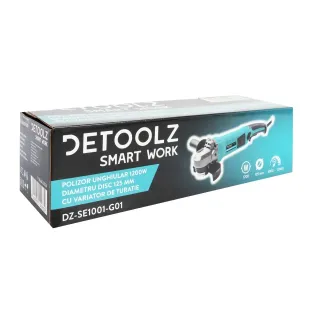 Електрически ъглошлайф Detoolz DZ-SE1001-G01/ 1200W/ 125 мм