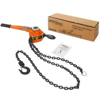 Ръчна верижна лебедка KraftDele KD3500/ 1.5 т