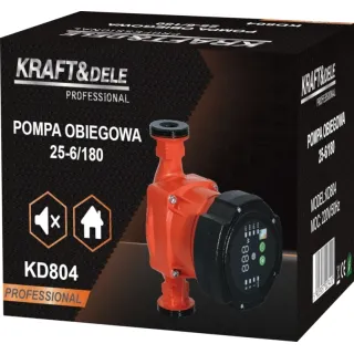 Циркулационна помпа KraftDele KD804 25-6/180/ 45W Циркулационна помпа KraftDele KD804 25-6/180/ 45W