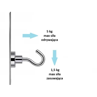 Неодимов магнит с кука KraftDele KD11831/ 12 мм Неодимов магнит с кука KraftDele KD11831/ 12 мм