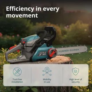 Верижен бензинов трион KOENNER-SOEHNEN KS CS18G-14C/ 1.35 hp/ 35 см