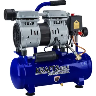 Безмаслен компресор KraftDele KD4098/ 550W/ 230V/ 9л Безмаслен компресор KraftDele KD4098/ 550W/ 230V/ 9л