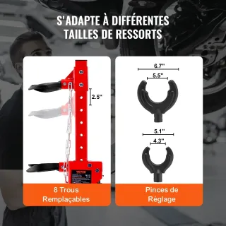 Хидравлична скоба за пружини VEVOR YS-02/ 4.5 т Хидравлична скоба за пружини VEVOR YS-02/ 4.5 т