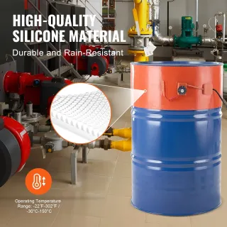 Нагревател за метален варел VEVOR DHB-55-KT-10/ 1200W Нагревател за метален варел VEVOR DHB-55-KT-10/ 1200W