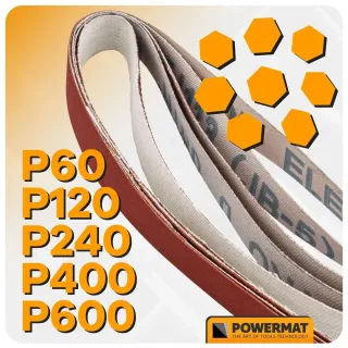 Приставка лентов шлайф Powermat PM-ASTDS-452T/ 452 × 15 мм