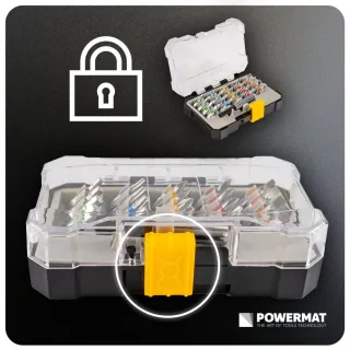 Комплект битове и удължител Powermat PM-ZB-21ZN/ 21бр. Комплект битове и удължител Powermat PM-ZB-21ZN/ 21бр.