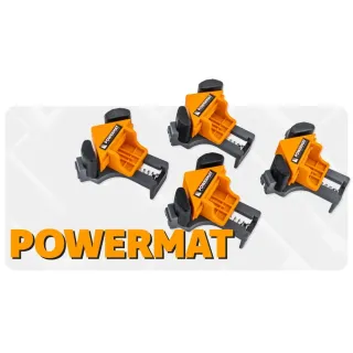Комплект ъглови скоби Powermat PM-SNK-522T/ 4 бр. Комплект ъглови скоби Powermat PM-SNK-522T/ 4 бр.