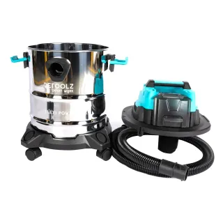 Акумулаторна прахосмукачка за сухо и мокро Detoolz DZ-FX1015-G01/ 20V/ 20л