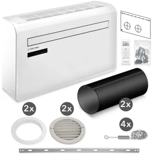 Стенен климатик WiFi TROTEC PAC-W 2200 S / с дистанционно/ 800W/ 2200W Стенен климатик WiFi TROTEC PAC-W 2200 S / с дистанционно/ 800W/ 2200W