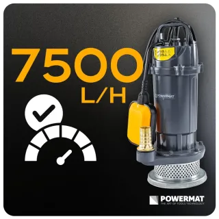 Потопяема помпа с поплавък за чиста и мръсна вода Powermat PM-PDWB-550TP/ 550W Потопяема помпа с поплавък за чиста и мръсна вода Powermat PM-PDWB-550TP/ 550W