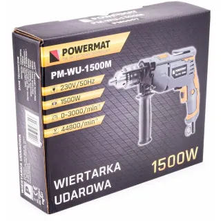 Електрическа ударна бормашина POWERMAT PM-WU-1500M/ 1.5kW Електрическа ударна бормашина POWERMAT PM-WU-1500M/ 1.5kW