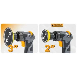 Пневматична шлайфмашина Powermat PM-PSMO-75T + 2 бр. падове