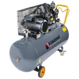 Маслен монофазен компресор Powermat PM-KO-200T-230V/ 3 kW/ 200 л