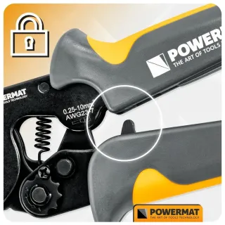Клещи за кримпване Powermat PM-ZDTK-175T/ 175 мм Клещи за кримпване Powermat PM-ZDTK-175T/ 175 мм