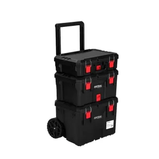 Количка за инструменти с 3 бр. кутии KraftDele KD1077