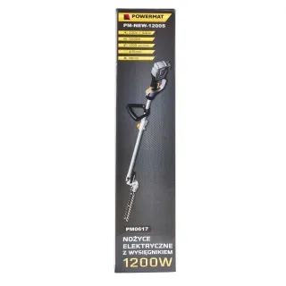 Електрически телескопичен храсторез POWERMAT PM-NEW-1200S/ 1200W Електрически телескопичен храсторез POWERMAT PM-NEW-1200S/ 1200W