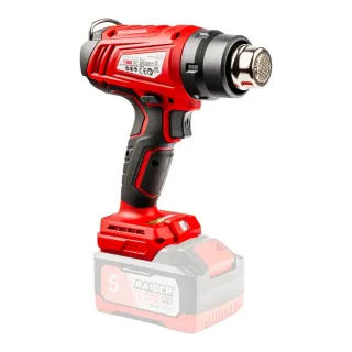 Акумулаторен пистолет за горещ въздух Raider RDP-NDHG20/ 20V Акумулаторен пистолет за горещ въздух Raider RDP-NDHG20/ 20V