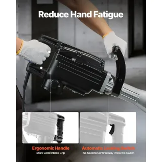 Електрически къртач VEVOR Z1G-ZZB-65/ 2800W