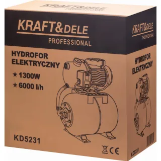Хидрофор KraftDele KD5231/ 1300W/ 24 л