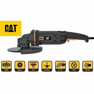 Електрически ъглошлайф CAT DX35/ 2350W