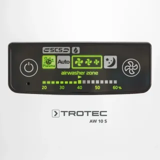 Mултифункционален въздухопречиствател и овлажнител 3в1 TROTEC AW 10 S/ 11W/ 400 мл/ч
