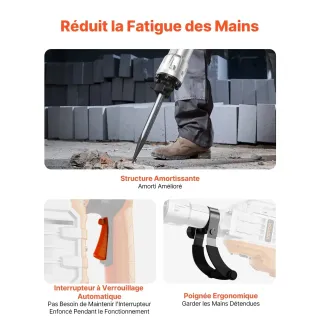 Електрически къртач VEVOR JH-65/ 3500W