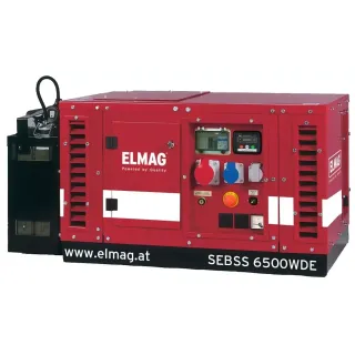Авариен бензинов генератор ELMAG SEBSS 6500WDE-AVR-DSE3110/ 400V/ 7 kVA/ 20 л