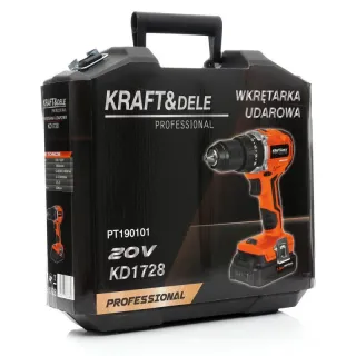 Акумулаторен винтоверт KraftDele KD1728/ 20V/ 2x1.5Ah