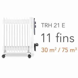 Маслен радиатор TROTEC TRH 21 E/ с термостат / 2.5kW Маслен радиатор TROTEC TRH 21 E/ с термостат / 2.5kW