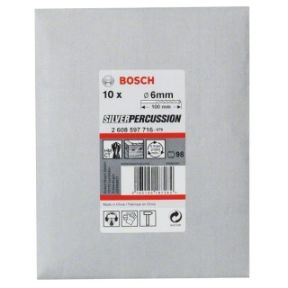 Свредлo за бетон CYL-3 на Bosch 6.0 mm комплект 10 броя Свредлo за бетон CYL-3 на Bosch 6.0 mm комплект 10 броя