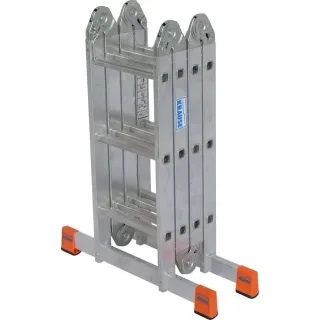Алуминиева стълба с метална платформа KRAUSE MULTIMATIC 120687 4x3