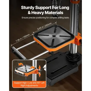 Настолна бормашина VEVOR DP30016B-VS/ 750W Настолна бормашина VEVOR DP30016B-VS/ 750W