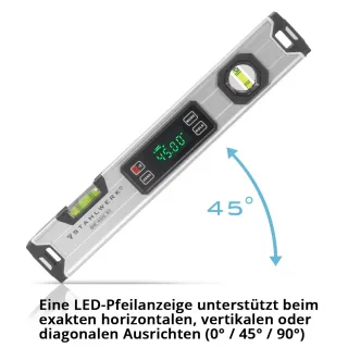 Ръчен дигитален нивелир STAHLWERK DW-400 ST/ 40 см