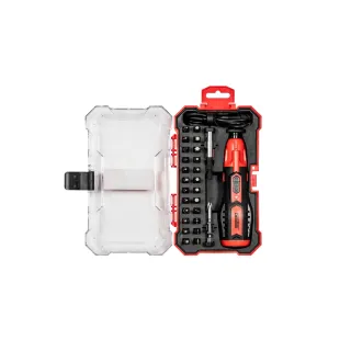 Акумулаторна отвертка с битове PRO PRO-PT011/ 3.7V/ 800 mAh/ 28 части