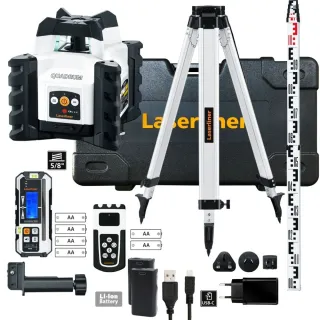 Ротационен лазерен нивелир Laserliner Quadrum Compact M350 S Set 165 cm