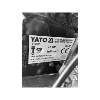Бензинов мотоблок Yato YT-85851/ 12 к.с.