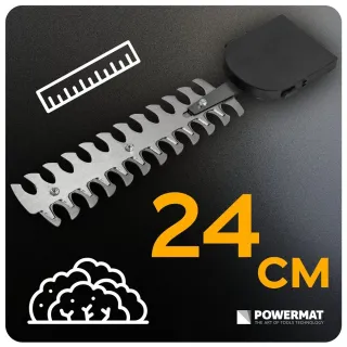 Акумулаторна градинска ножица 2 в 1 Powermat PM-ANTK-21VM/ 21V/ 2x2Ah