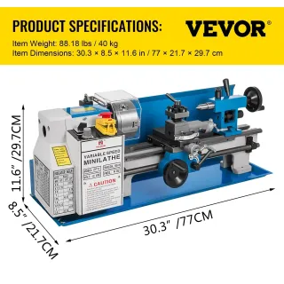 Струг за метал VEVOR JSMNCC7X14-550W01V2/ 550W