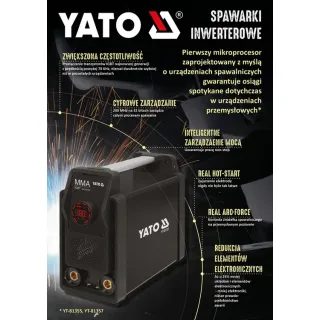 Инверторен заваръчен апарат Yato YT-81355/ 140A Инверторен заваръчен апарат Yato YT-81355/ 140A