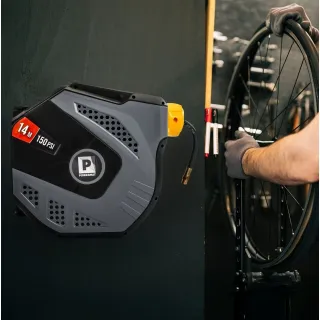 Автоматична макара с маркуч за въздух POWERMAT PM-ABNW-14M/ 14 м