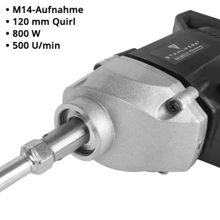 Бъркалка за строителни смеси STAHLWERK RW-800 ST/ 800W