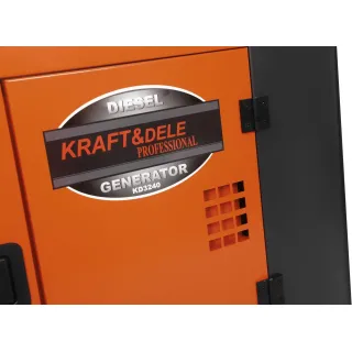 Дизелов генератор KraftDele KD3240/ 15.5kW/ 230V/400V/ 25 л