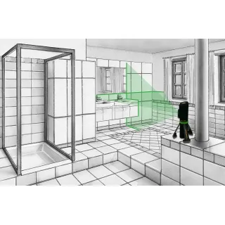 Линеен лазерен нивелир Laserliner SuperCross-Laser Pocket Plus/ 40м