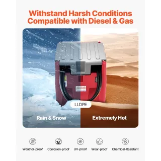Преносим резервоар за дизел и бензин VEVOR YDIES400L-E/ 440 л