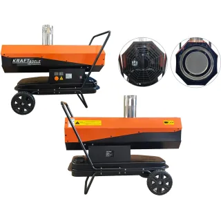 Дизелов калорифер KraftDele KD5961/ с термостат/ 30kW/ 18л / 520 м³/ч Дизелов калорифер KraftDele KD5961/ с термостат/ 30kW/ 18л / 520 м³/ч