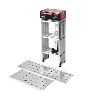 Алуминиева стълба / платформа KraftDele KD4070/ 4x3