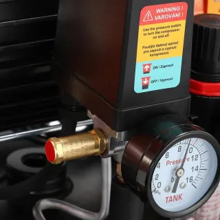 Вертикален компресор за въздух KraftDele KD1389/ 3000W/ 100 л