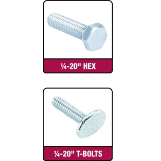 Универсална алуминиева шина за работен плот Milescraft  T-Trax24™