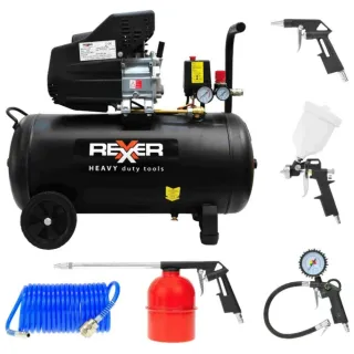 Маслен компресор Rexxer RH-13-503/ 1500 W/ 24 л/ 8 bar